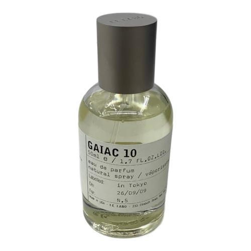 LE LABO (ルラボ) オードパルファム 50ml 残量80%-99% GAIAC 10