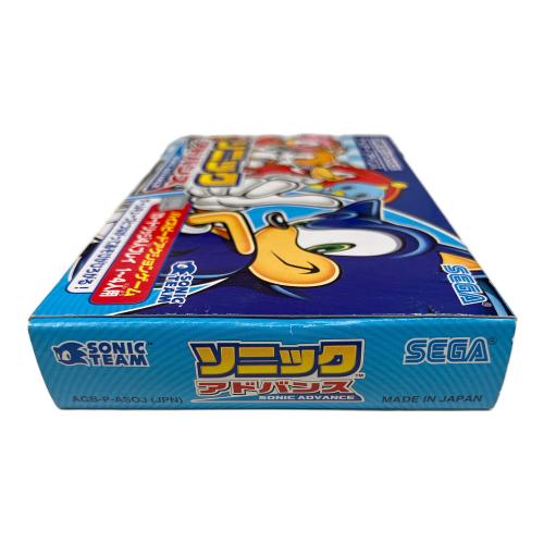 ゲームボーイアドバンス用ソフト ソニックアドバンス GBA