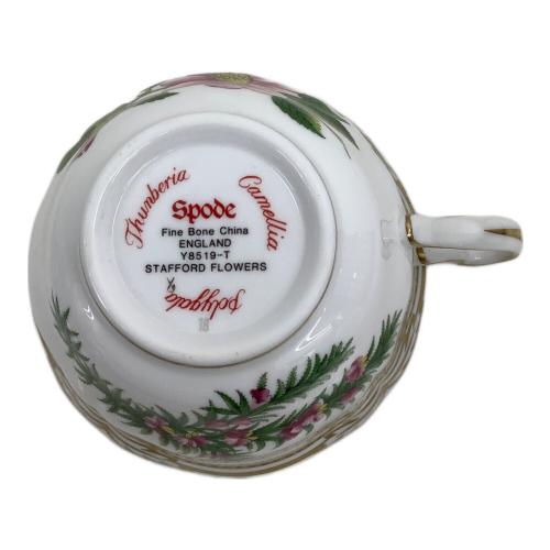spode (スポード) ティーカップ&ソーサー Stafford Flowersシリーズ 1990年代 polygala