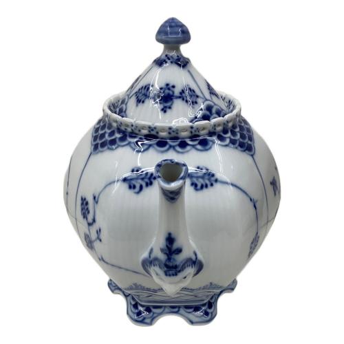 ROYAL COPENHAGEN (ロイヤル・コペンハーゲン) ティーポット 700ml 1118 E刻印 ブルーフルーテッド・フルレース