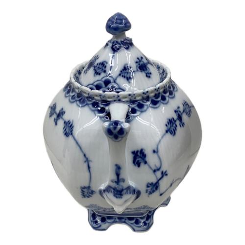 ROYAL COPENHAGEN (ロイヤル・コペンハーゲン) ティーポット 700ml 1118 E刻印 ブルーフルーテッド・フルレース