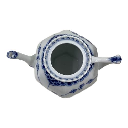 ROYAL COPENHAGEN (ロイヤル・コペンハーゲン) ティーポット 700ml 1118 E刻印 ブルーフルーテッド・フルレース