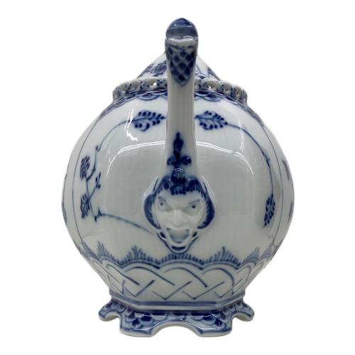 ROYAL COPENHAGEN (ロイヤル・コペンハーゲン) ティーポット 700ml 1118 E刻印 ブルーフルーテッド・フルレース