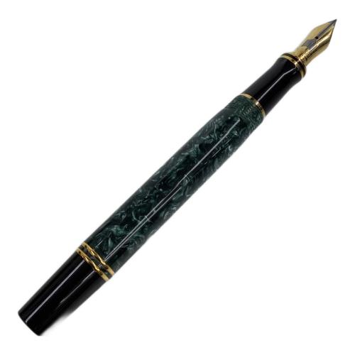 PARKER (パーカー) 90's 万年筆 NHK刻印 マーブルグリーン PARKER Duofold International 旧モデル