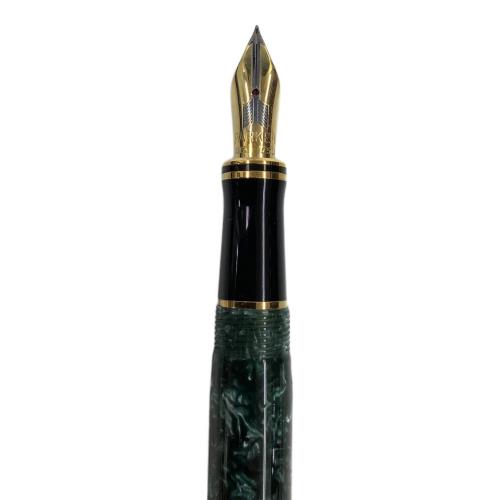 PARKER (パーカー) 90's 万年筆 NHK刻印 マーブルグリーン PARKER Duofold International 旧モデル