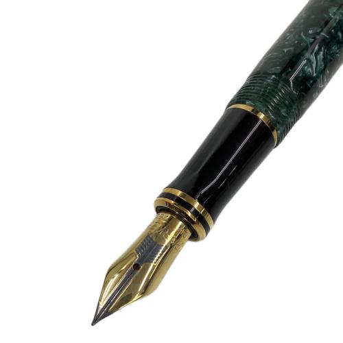 PARKER (パーカー) 90's 万年筆 NHK刻印 マーブルグリーン PARKER Duofold International 旧モデル