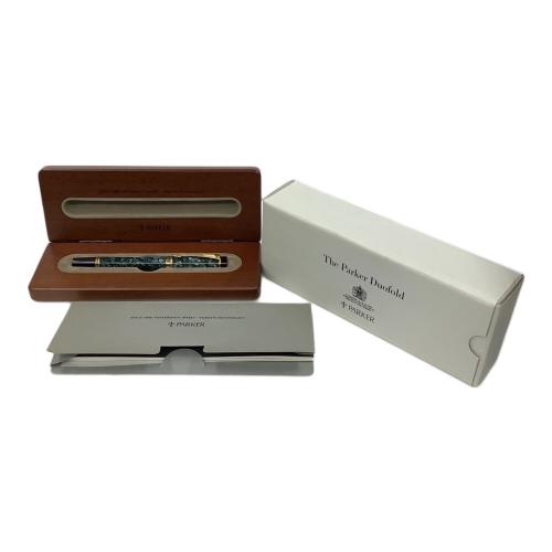 PARKER (パーカー) 90's 万年筆 NHK刻印 マーブルグリーン PARKER Duofold International 旧モデル