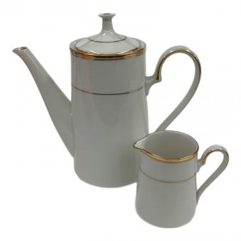 Noritake (ノリタケ) ティーポット&クリーマー2点セット 7552 LINTON 1960年代 IVORY CHINA
