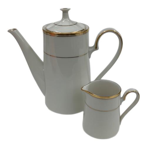 Noritake (ノリタケ) ティーポット&クリーマー2点セット 7552 LINTON 1960年代 IVORY CHINA