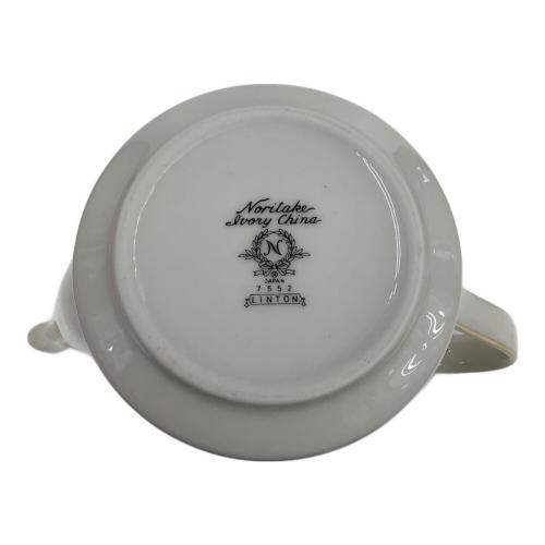 Noritake (ノリタケ) ティーポット&クリーマー2点セット 7552 LINTON 1960年代 IVORY CHINA