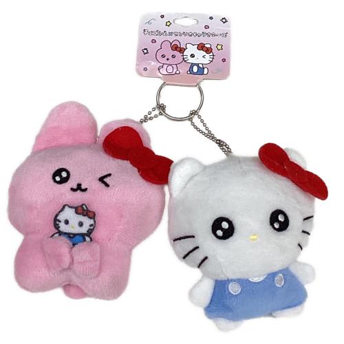 チェゴシム うさゴシ×ムハローキティ ペアマスコット