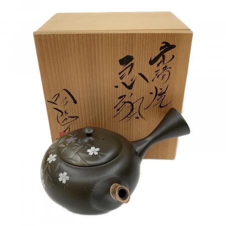 常滑焼 名工 伊藤昭陽作 彩色 花図 彫刻 急須｜トレファクONLINE