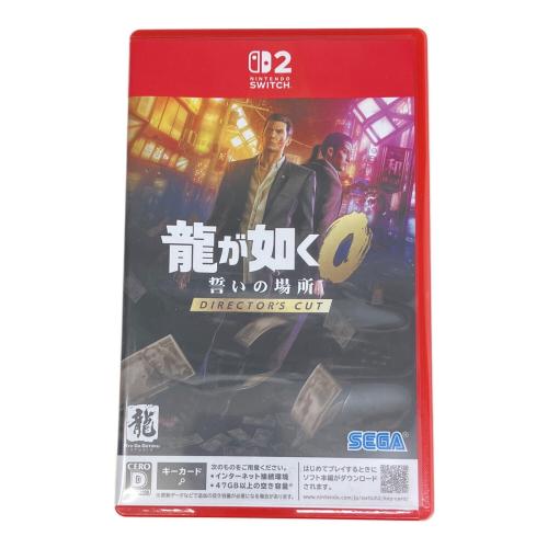 Nintendo Switch2用ソフト 龍が如く0 誓いの場所 (Director's Cut)  CERO D (17歳以上対象)