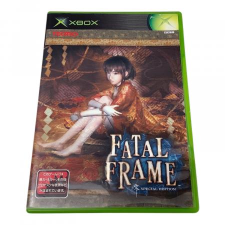 Xbox用ソフト FATAL FRAME 零SPECIAL EDITION フェイタル フレーム 零