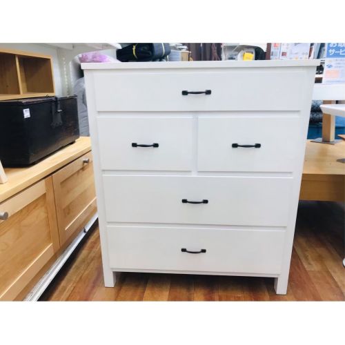 Momo Natural モモナチュラル チェスト ホワイト 4段 Ciele トレファクonline