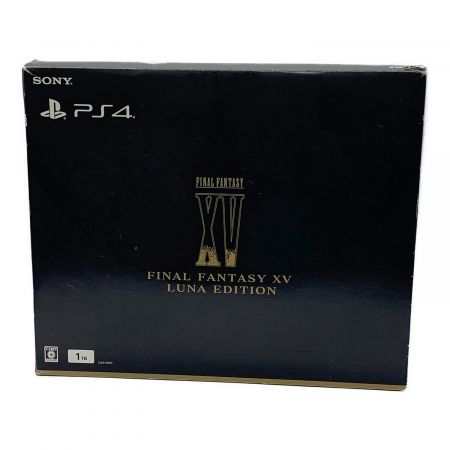 SONY (ソニー) PlayStation4 FINAL FANTASY XV LUNA EDITION キズ・裏面パーツ欠損有 CUH-2000B 動作確認済み 1TB 4-597-918-01