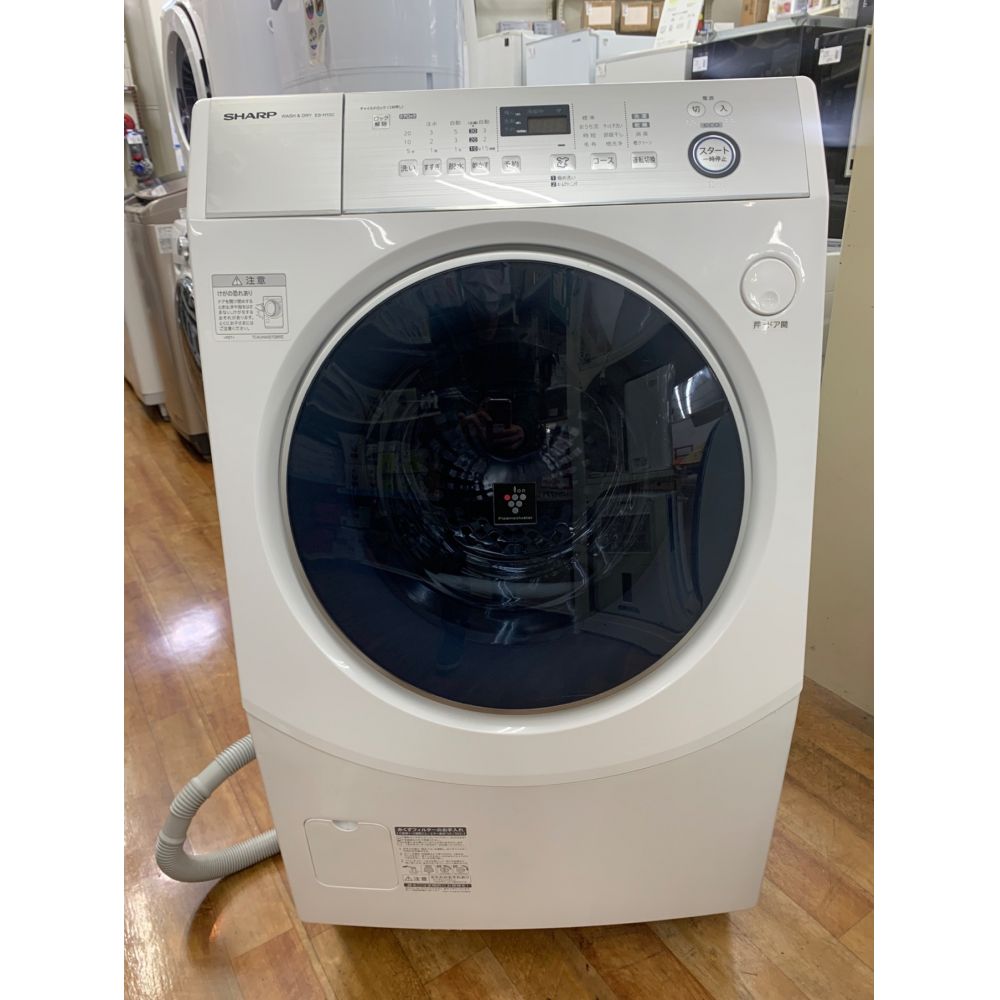 SHARP (シャープ) ドラム式洗濯乾燥機 225 10.0kg 6.0kg ES-H10C-WL