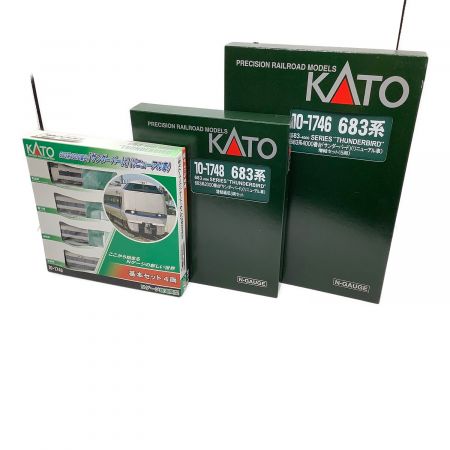 KATO (カトー) Nゲージ 基本セット4両+増結セット5両+増結編成3両セット 683系4000番台「サンダーバード」(リニューアル車)