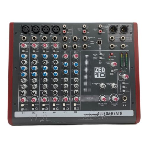 ALLEN&HEATH ミキサー ZED-10 動作確認済み Z10X 574019