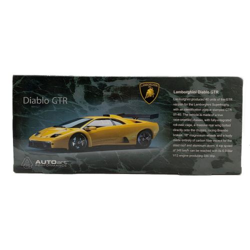 AUTOart (オートアート) LAMBORGHINI Diablo GTR 1：18 yellow