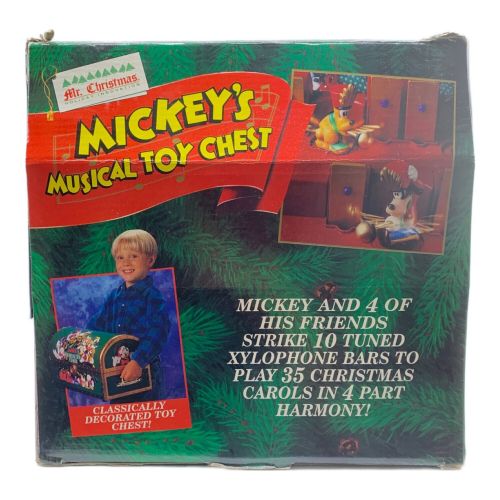 ディズニーグッズ MICKEY'S MUSICAL TOY CHEST/保証無し オルゴール