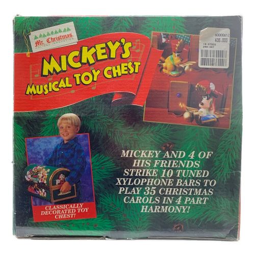 ディズニーグッズ MICKEY'S MUSICAL TOY CHEST/保証無し オルゴール