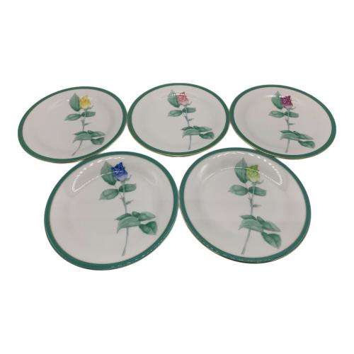 香蘭社 (コウランシャ) プレート ブライトローズ 5Pセット