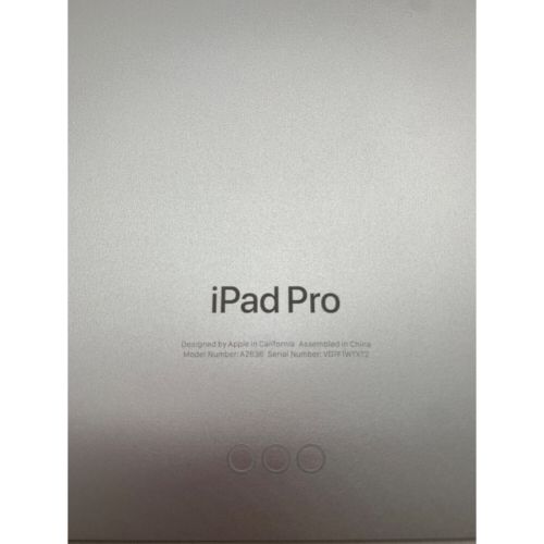 Apple (アップル) iPad Pro(第7世代)11インチ 2024年春モデル MVV93J/A Wi-Fiモデル 256GB iPad OS 17 程度:Aランク ○ VD7F1WTXT2