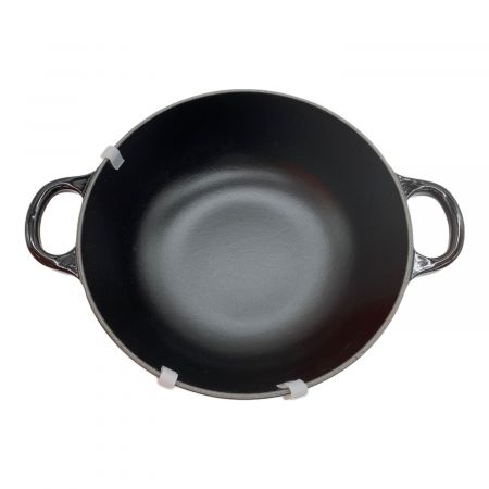ポケモンコラボ　ル・クルーゼ　マルミット　22cm LE CREUSET (ルクルーゼ) マルミット SIZE 22cm ブラック ポケモン