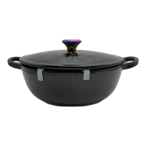 LE CREUSET (ルクルーゼ) マルミット SIZE 22cm ブラック ポケモンコラボ 2024年発売モデル