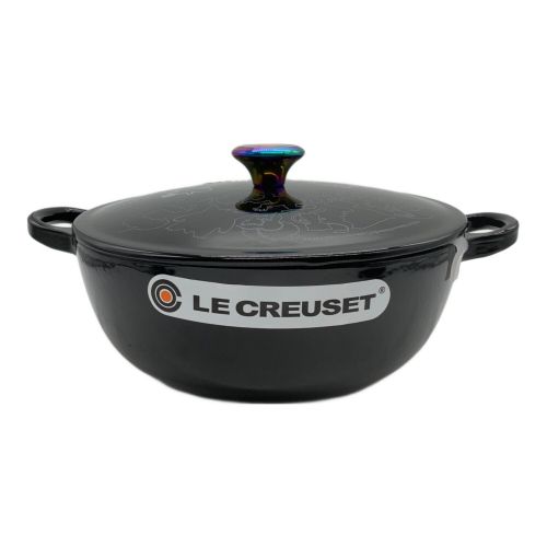 LE CREUSET (ルクルーゼ) マルミット SIZE 22cm ブラック ポケモンコラボ 2024年発売モデル