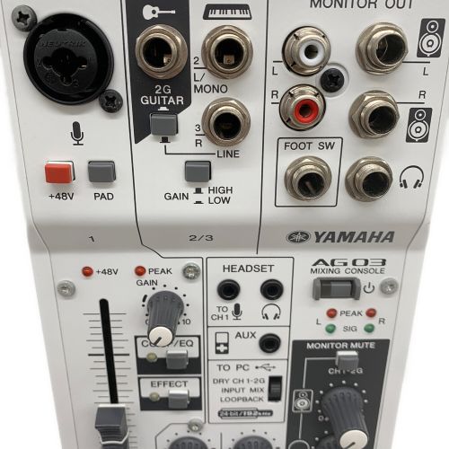 YAMAHA (ヤマハ) ミキサー AG03 通電確認のみ