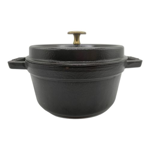 Staub (ストウブ) 両手鍋 20cm ブラック