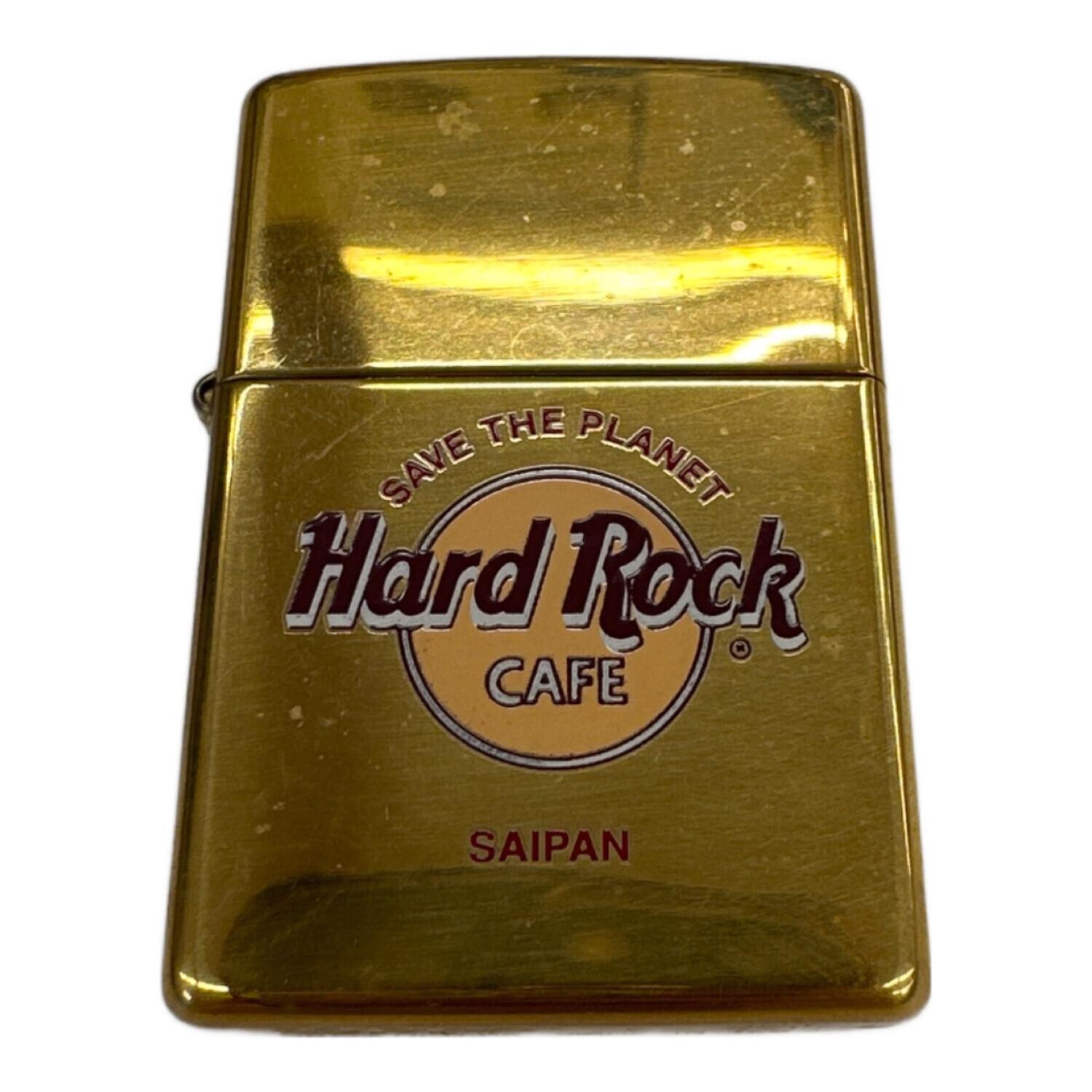 zippo Hard Rock CAFE ハードロックカフェ Hard Rock cafe (ハードロックカフェ) ZIPPO ゴールドカラー USA製