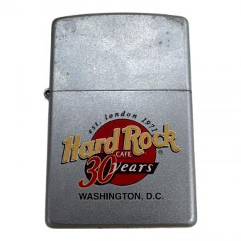 Hard Rock cafe (ハードロックカフェ) ZIPPO シルバーカラー USA製 30years WASHINGTON,D.C. 2001年製