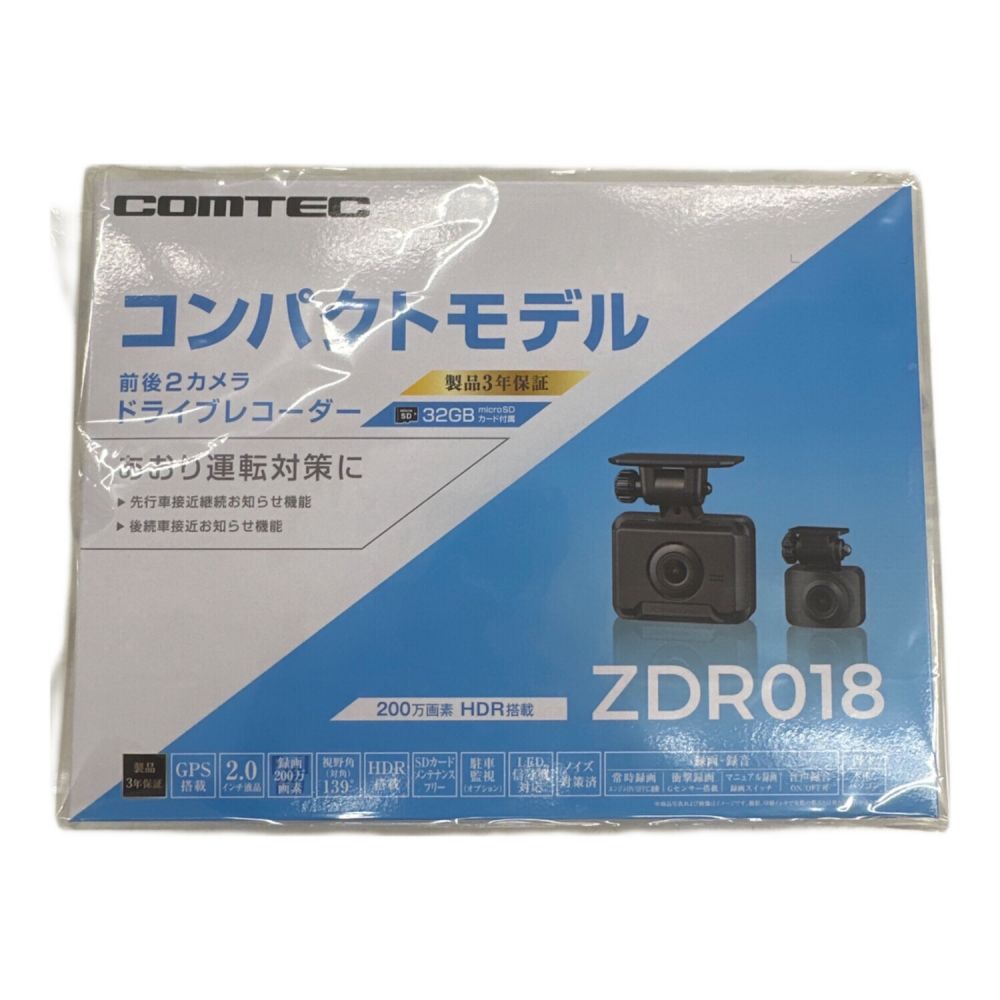 COMTEC (コムテック) ドライブレコーダー ZDR018 -｜トレファクONLINE