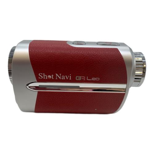Shot Navi (ショットナビ) ゴルフ距離測定器 レッド 通電確認済み GR Leo