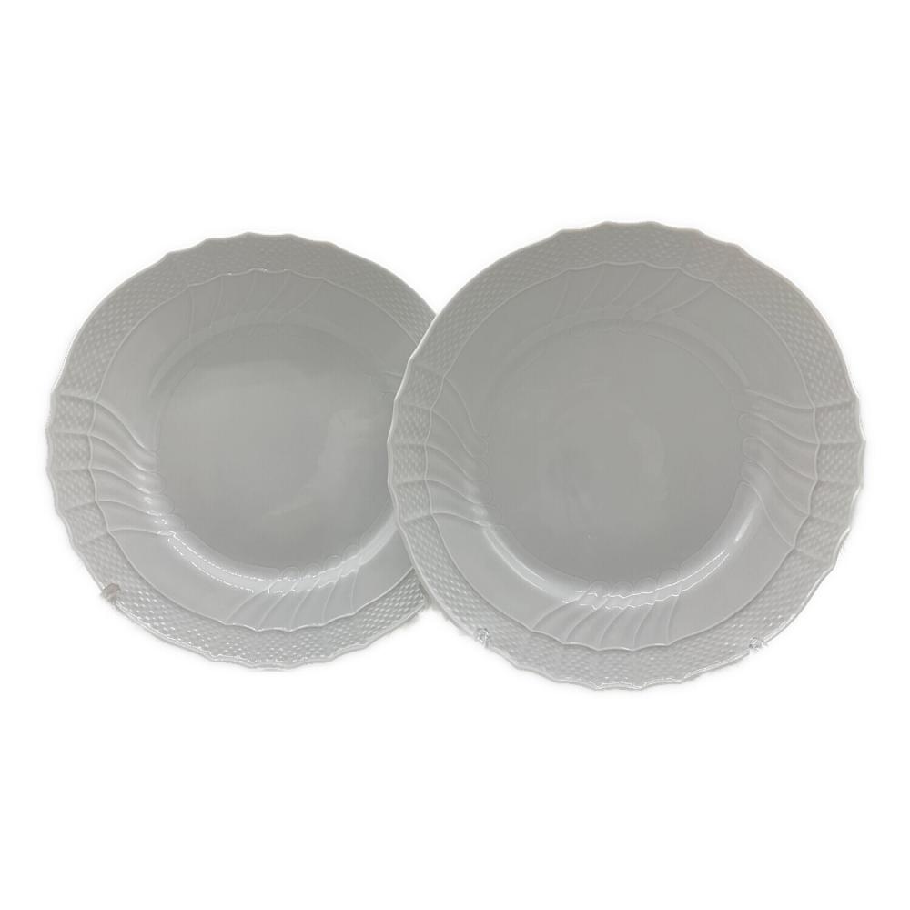 未使用保管品　リチャードジノリ ベッキオホワイト　プレート　2枚セット　箱付 RICHARD GINORI (リチャードジノリ) プレート ベッキオ