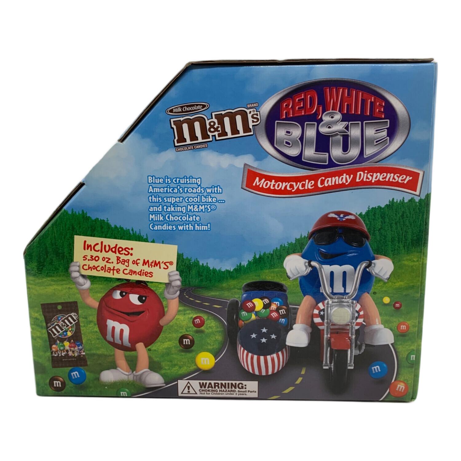 M&M's バイクとサイドカー フィギュア m&m's (エムアンドエムズ) バイク ディスペンサー サイドカー