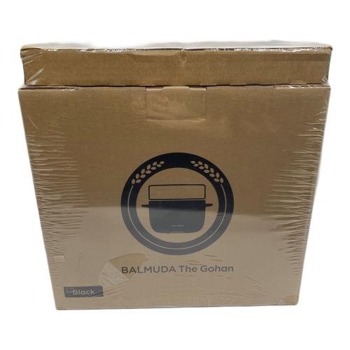BALMUDA (バルミューダ) BALMUDATheGohan K03A-BK 2017年発売モデル 3合(0.54L) 程度S(未使用品) 未使用品