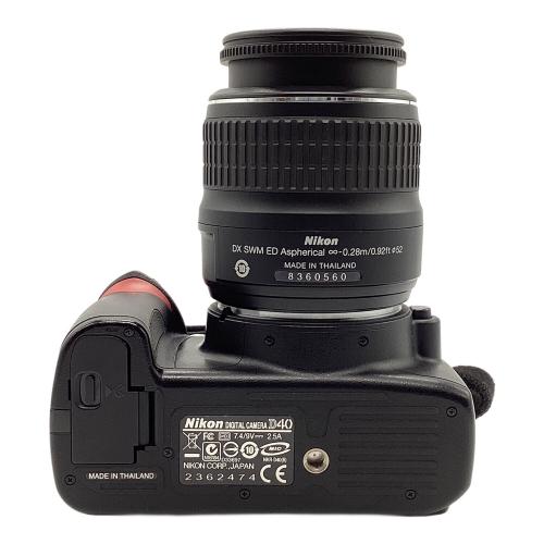 Nikon (ニコン) デジタル一眼レフカメラ D40 年数経過の為保証無し