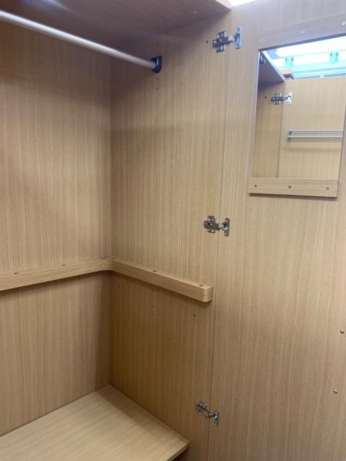 ニトリ ワードローブ ナチュラル 123 2枚扉