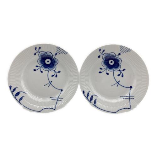 ROYAL COPENHAGEN (ロイヤル・コペンハーゲン) プレートセット ブルーフルーテッド・メガ 2Pセット