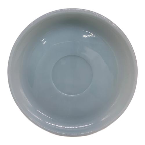 Fire King (ファイヤーキング) カップ&ソーサー ブルー OVEN WARE