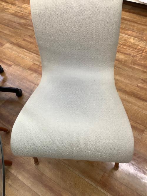 porada (ポラダ) ダイニング5点セット ブラウン×ホワイト 96 ラウンド ガラス天板 RETRO・ANXIE