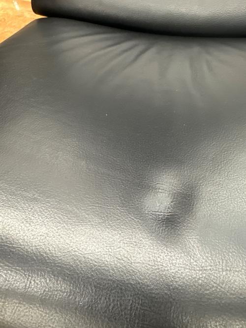 柏木工 (カシワモッコウ) 1人掛けソファー ブラック×ブラウン