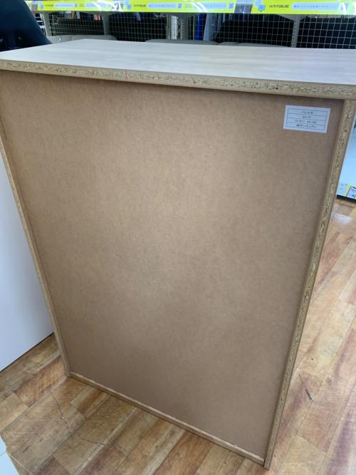 ハイチェスト ホワイト×ナチュラル 59 5段