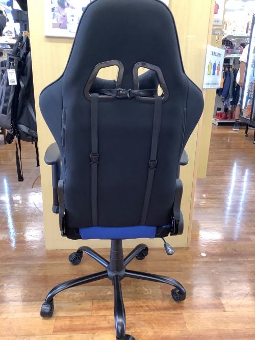 不二貿易 (フジボウエキ) ゲーミングチェア ブルー 1人掛け