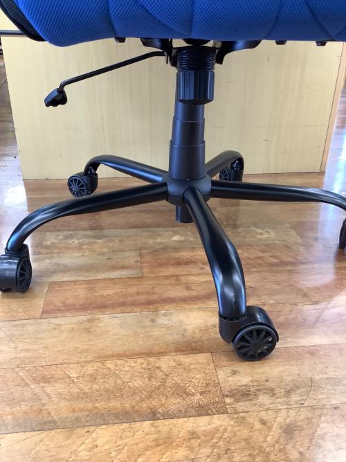 不二貿易 (フジボウエキ) ゲーミングチェア ブルー 1人掛け