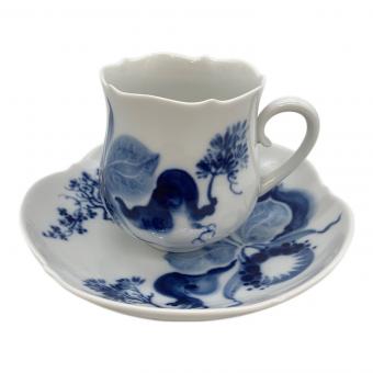 Meissen (マイセン) カップ&ソーサー ブルーオーキッド